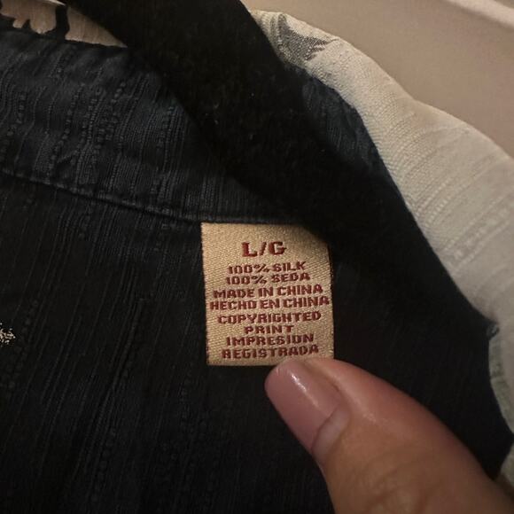 Jamaica Jaxx 100% washable silk Hawaiian shirt size large - Picture 7 of 9